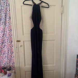 Navy Blue Prom Dress